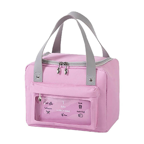 Reusable Lunch Box Container for Work-Pink