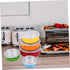5 Pcs Stainless Steel Home Kitchen Food Container Storage