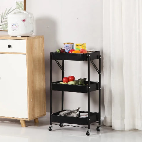 Modern Vegetable Portable Storage Holder Foldable Fruit Display Rack