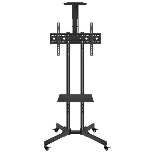 TV Stands Mobile TV Cart Floor Stand with Tray Bracket Mount for 32''-65''
