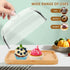 Bamboo Bread/Cake Tray with Acrylic Lid