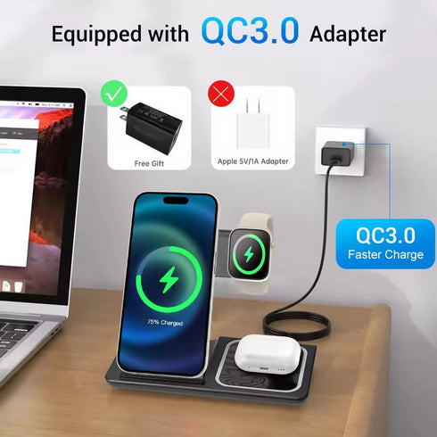 3 in 1 Magnetic Wireless Charger.