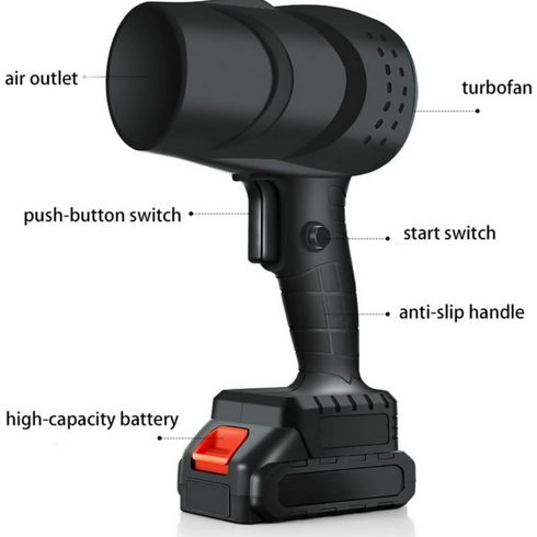 Cordless Turbo Dryer Blower - Powerful and Multi-Purpose