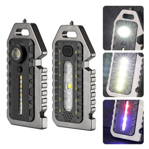 Multifunctional Portable Flashlight Keychain
