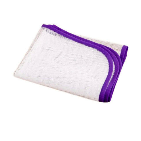 Pack of 2 Heat - Resistant Protective Ironing Cloth Press Mesh Insulation Guard Pad - Purple