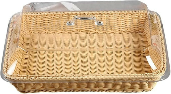 Durable and Elegant Retro-Style Plastic Bread Basket