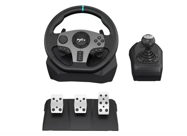 PXN-V9 900 Racing Game Steering Wheel for PC PS3 PS4 Xboxes One Switch Turntable Steering Wheel
