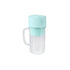 Blue Portable & Rechargeable Juice Blender Cup - 420ml with Straw