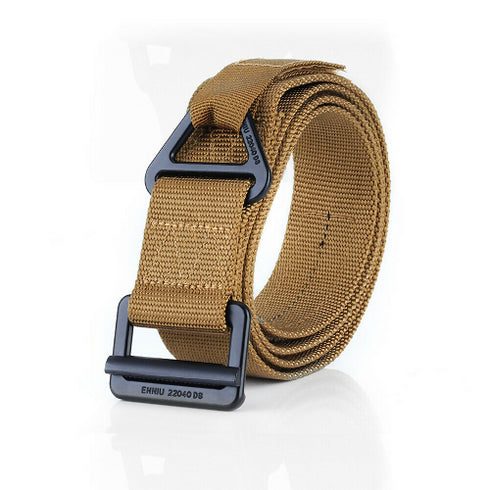 Adjustable Unisex Nylon Polypropylene Tactical Outdoor Security Guard Belt Alloy for Buckle Resistant Fabric Belts for Rescue