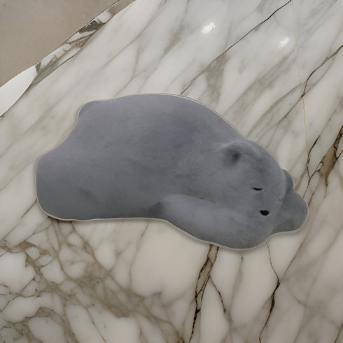 Multi-Purpose Bear Floor Cushion - Grey