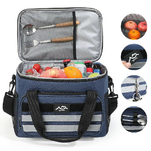 Portable Large Capacity Outdoor Insulated Cooler Bag