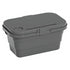 Collapsible Picnic Basket with Handles, Lid as Table - 3-in-1 Bucket- Grey