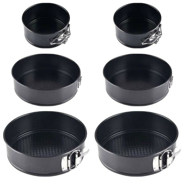 Kitchen Baking Non Stick Cake Pan Set of 6 Jumbo Pack