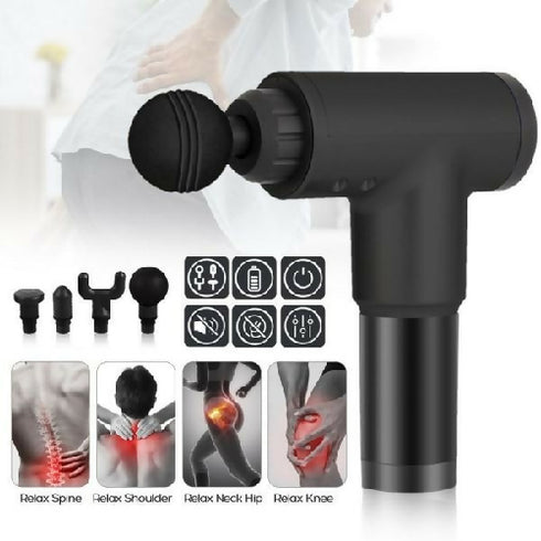 Electric Massager Gun Deep Tissue Percussion Muscle for Pain Relief