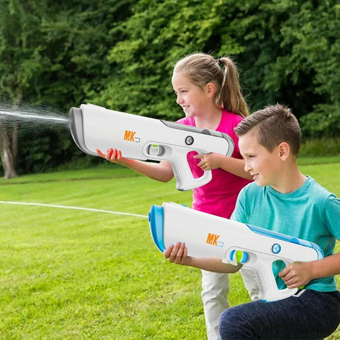 Rechargeable Long Range Summer Plastic Electric Water Gun Toy for Kids Adults