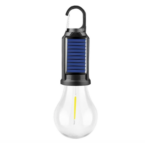 2Pcs Solar Powered Rechargeable Emergency Light Bulb