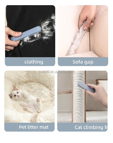 Multifunctional 4-in-1 Pet Hair Cleaning Brush Detachable Household Window Screen Cleaner