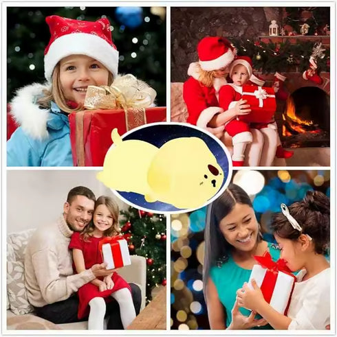 Cute PaPa Dog Silicone LED Night Light