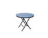 Compact Folding Outdoor Dining Table with Tempered Glass Top