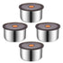 Set Of 4 Small Stainless Steel Container