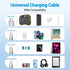 3 in 1 Charging cable for Iphone, Android, C PIN