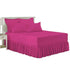Frilled Valance Fitted Sheet-Easybed sheet Set polyster - 5 Piece