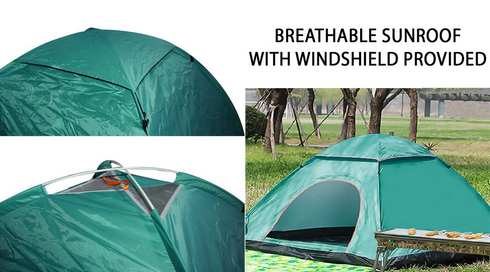 Kids Green Outdoor Camping Tent