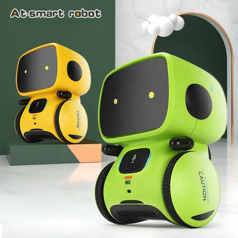 Shake Singing Dancing Sound Control Ai Pet Robot Smart Intelligent Interactive Robot Ai Assistant Robot for Kids -Green