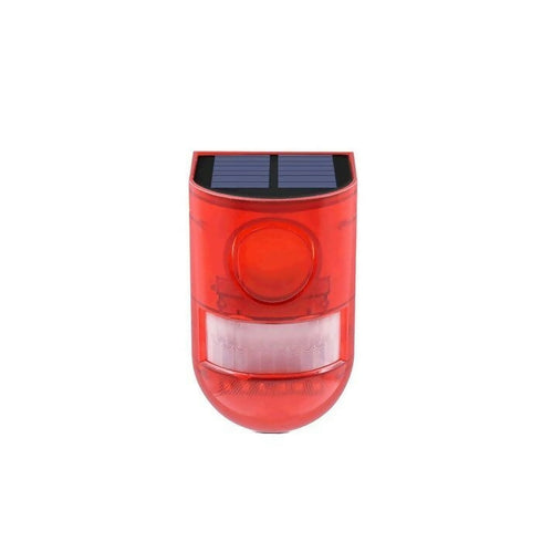 Solar Powered Security Alarm Lamp with Motion Sensor