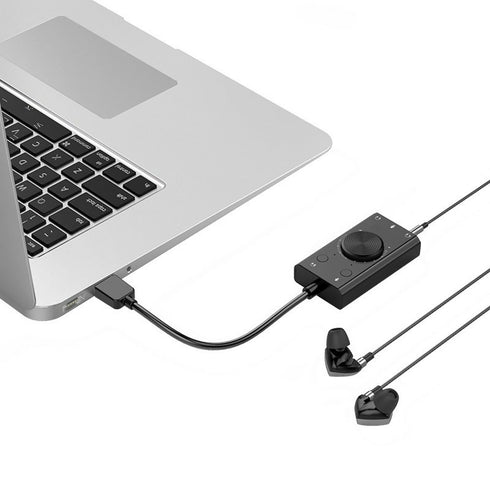 USB External Sound Adapter With Volume Control