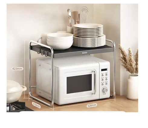 ECOCO Microwave Oven Rack Aluminium (Basic
