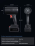 Electric gun blower