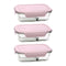 Split Compartment Leak-Proof Glass Food Containers - 650ml - 3 Pack
