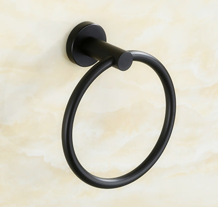 Black Towel Ring