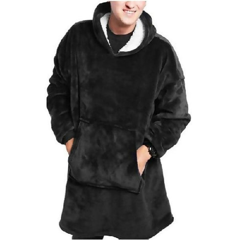 Super Soft Warm Plush Hooded Blanket