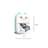 Mini Printer- Fast Printing, Learning Support, Travel Memories, Portable - Blue