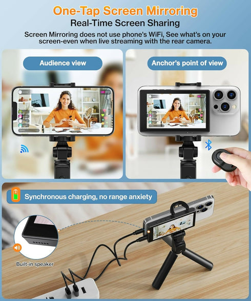 Magnetic Selfie Screen RK-40A Ultra
