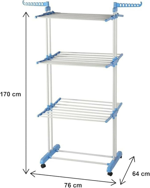 3-Tier Folding Cloth Drying Rack
