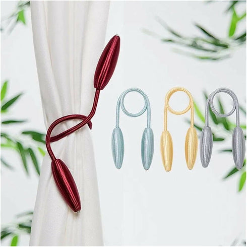 2 Pack Curtain Tiebacks -Bule