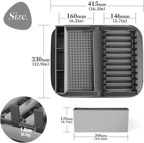 4-in-1 Dish Drying Rack Kitchen Folding Draining Dish Fork Storage Rack Drying Dish Sink Rack With Dish Mat
