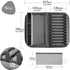 4-in-1 Dish Drying Rack Kitchen Folding Draining Dish Fork Storage Rack Drying Dish Sink Rack With Dish Mat
