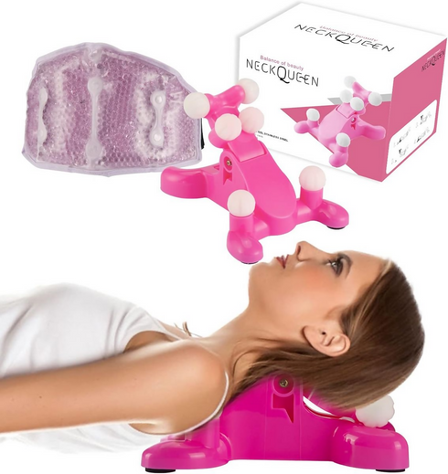 Neck Massager Pressure Device Cervical Spine Alignment Pain Relief