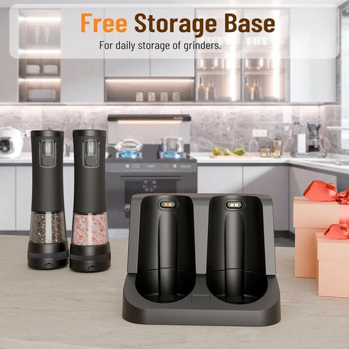 Electric Pepper Grinders Set