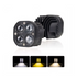 40W 3 Inch Offroad 4x4 & SUV LED Spot Lights With Brackets & Bolt Kit