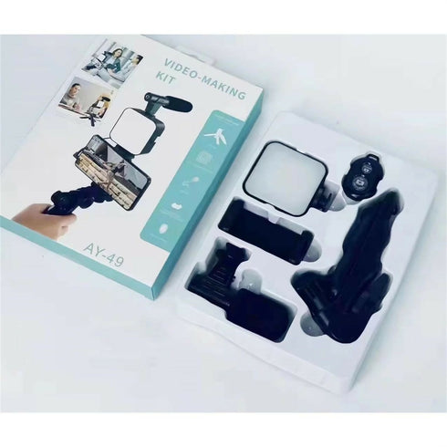 Portable Cellphone Video Manufacturing Kit with Microphone