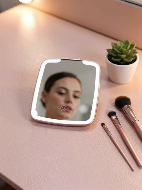 Makeup Mirror with Light, Cosmetic Mirror with Light, Rectangular