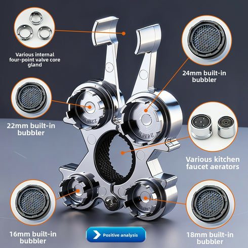 12 IN 1 Multifunctional Bathroom Repair Tool