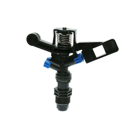 360 Degree Rotary Spray Sprinkler Garden Irrigation Watering System Black