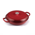 30CM Cast Iron Shallow Casserole Red