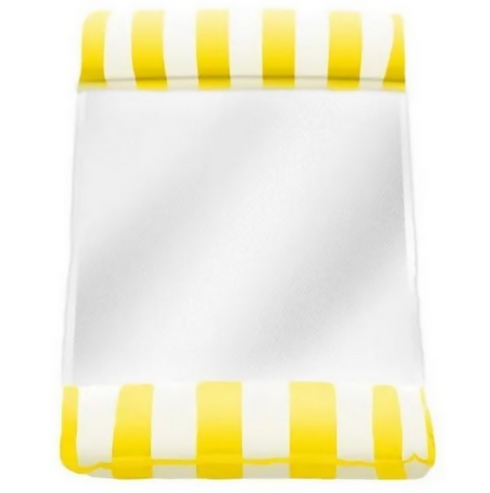 Inflatable Floating Swimming Mattress Hammock - Yellow